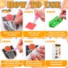Saysurey 20 Pcs Basketball Diamond Painting Magnet Refrigerator Car Decoration DIY Diamond Art Painting Kits for Basketball Party Supplies Basketball Themed Party Exchange Gifts
