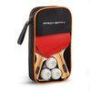 PRO-SPIN Ping Pong Paddles - High-Performance 2-Player Set with Premium Table Tennis Rackets, 3-Star Ping Pong Balls, Compact Storage Case | Ping Pong Paddle Set of 2 for Indoor & Outdoor Games