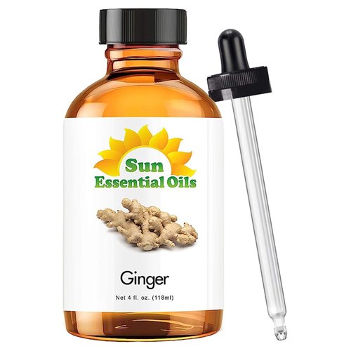 Sun Essential Oils 4oz - Ginger Essential Oil - 4 Fluid Ounces - Ginger Fragrance Oil - Ginger Oil