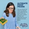 Laughing Smith Crappy Gift - Fake Poo Toy Prank in a Gift Box - Fun Gag Poop Gifts for Kids and Adults - Perfect for Pranksters Who Love Poop Emoji, Poop in a Bag and Human Poop Jokes