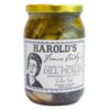 Harold's - Frances Cowley's Crinkle Cut Dill Pickle Slices - Award Winning Gourmet Pickles Packed With Fresh Garlic and Dill - Made in Texas