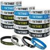 CupaPlay 24 PCS Volleyball Motivational Rubber Bracelets - Sports/Volleyball Party Favors Supplies Decorations Gifts Prize Silicone Wristbands
