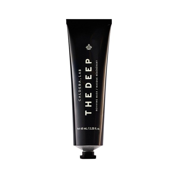 Caldera + Lab The Deep | Men's Organic Hydrating Clay Face Mask for Dry, Sensitive, & Normal Skin – Vegan, Natural & Antioxidant Packed Exfoliating Skincare Facial Treatment