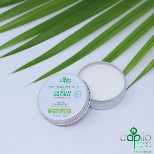 CAPILO PRO B-NATURAL CURLY MOLDING CREAM | COCONUT OIL & COCOA BUTTER. MOISTURIZER FOR NATURAL, KINKY & CURLY HAIR. PARABEN & SULFATE FREE. 8 OZ.