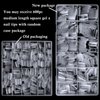 LoveOurHome 600pc Medium Square Fake Nail Tips Full Cover Clear Acrylic False Nails Short Soft Gel X Nail Art Tips Artificial Fingernails for Salon and Home Nail Manicure Design
