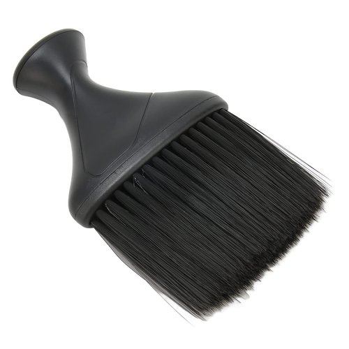 Barber Neck Hair Duster Brush Hair Cutting Neck Duster Hair Cleaning Sweeping Duster Soft Cutting Neck Hair Brush with Plastic Handle Grip for Brushing Off Hair Face Neckling