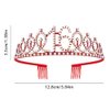 Red 16th Birthday Sash for Girls Birthday Princess Crown Queen Tiara Rhinestone Birthday Headbands Birthday Girl Sash Happy Birthday Decorations for Girls 16 Year Old Birthday Party Supplies