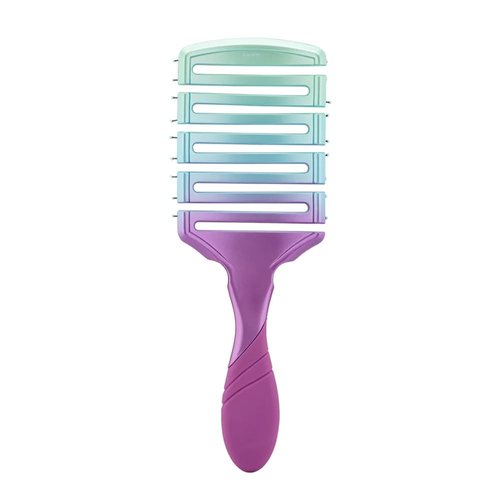 WetBrush Pro Flex Dry Paddle Brush with EasyGrip Handle and Ultra Soft Intelliflex Bristles to Gently Loosen Knots The Wet Brush Detangler is Gentle on Hair Strong Ombre Turquoise