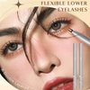 GHFCZOO 2Pcs Dual-Tip Lower Eyelash Pencil, Waterproof Anti-Smudge Bottom Lash Pen, Ultra-Slim Dual Pronged Liquid Eyeliner, 3D Natural Under Lash Liner for Eye Makeup (Brown*2pcs)
