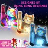 Paint Your Own Yoga Cat Lamp Kit, DIY Cat Crafts Night Light, Arts & Crafts for Kids Age 8-12, Art Supplies Painting Kit, Birthday Easter Party Holiday Gift for Teens Girls Boys Age 3 4 5 6 7 8+