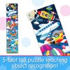 The Learning Journey: Long & Tall Puzzle - Up in The Air- Kids Height Chart Puzzle - 5 Foot Tall - Toddler Children Learning Preschool - Age 3 and Up Award-Winning Toys