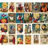 Vintage PostCards 24 pcs Halloween Pinup Witch Vintage Greeting Cards Reprint
