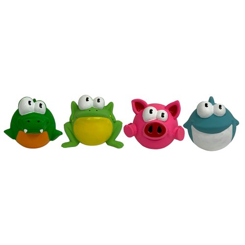 Multipet Lyla Latex Animals 2.5&quot; Dog Toy