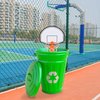 ArtCreativity Trash Can Basketball Set, Includes Clip-On Hoop with Backboard, Inflatable Ball and Pump, Fun Indoor Basketball Hoop for Kids, Office Toys for Adults, Great Birthday Gift Idea