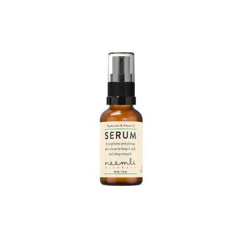 Neemli Naturals Hyaluronic & Vitamin C Serum, Light and Non-Greasy Age-Defying Serum, Brighten Skin Tone, Water Gel Daily Face Moisturizer for All Skin Types, 30ml (Pack of 1)