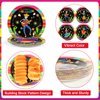 Qyeahkj 48PCS Day of the Dead Skull Party Plate 7 Inch Sugar Skull Paper Dinner Plates Dia De Los Muertos Party Decorations Mexican Fiesta Tableware for Carnival Holiday Mexican Theme Party Supplies
