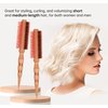 PERFEHAIR Small Round Hair Brush for Blow Drying, Multi-Function Round Hairbrush with Nylon & Boar Bristle, Perfect for Styling Men & Women's Medium, Short & Fine Hair -1.8 Inch