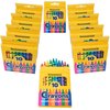 Trail maker 12 Pack Bulk Crayons | Washable Beeswax Bright Color Crayons Bulk Individual Packs, 10 Per Box, 12 Boxes Bundle Art Set Crayons for Kids, Classrooms, Restaurants