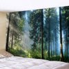 Llamazing Forest Tapestry Home Decor Landscape Tapestry Living Room Bedroom Decoration Tapestry Magic Tapestry Curtain (Morning Forest, 78''L×60''W)