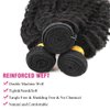 Lizourey Brazilian Virgin Human Hair Deep Wave Hair One Bundle 20inch 100% Unprocessed Virgin Human Hair Extension Deep Wave Bundle Weave Natural Color (100+/-5g)/bundle