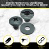 Holsterbuilder Premium Chicago Screws Kit - 1/8, 1/4, 3/8, 1/2 Inch Thru-Hole Machine Screw Fasteners with Rubber Washers for Kydex and Leather Holster Sheath Crafting