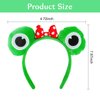 CIEHER Frog Headband Green Spa Headband Frog Eye Headband Mouse Ears Headband Spa Headbands, Makeup Headband Skincare Headbands for Women Girls Face Wash