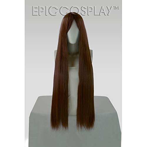 EpicCosplay® Persephone Dark Brown Long Straight Wigs