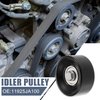 X AUTOHAUX 11925JA100 Car Accessory Drive Belt Idler Pulley Deflection Guide Pulley for Nissan Altima L32 2006-2012 for Nissan Elgrand E52 2010