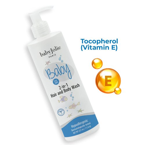 Baby Jolie Baby Bath 2 Pieces Bundle - 1 Body Lotion + 1 2 In 1 Hair And Body Wash