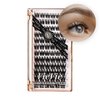 VieVie Lash Clusters 72pcs DIY Eyelash Extension Lashes, 9-16mm Mix Individual Eyelashes, Natural Look DIY Lash Extension (Cluster 05)