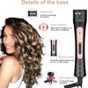 Curling Iron Wand Set, Curling Wand 3 in 1 Hair Curling Wands Interchangeable Ceramic 0.35-1.25inch Barrel Hair Curler, with Heat Resistant Glove