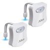 Toilet Night Light 2Pack by Ailun Motion Sensor Activated LED Light 8 Colors Changing Toilet Bowl Illuminate Nightlight for Bathroom Battery Not Included Perfect with Water Faucet Light