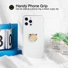 [2 Pack] Cat Ears Glossy FinishCell Phone Ring Holder Stand, 360 Degree Rotation Finger Ring Kickstand with Polished Metal Phone Grip for Magnetic Car Mount, Smartphone Accessories（Gold