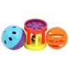 Bonka Bird Toys 1195 Play Three Balls Bell Jingle Budgie Finch Parakeet Lovebird Parrolet
