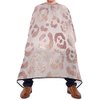 Leopard Print Cheetah Rose Gold Barber Cape Salon Cape Haircut Apron Hair Cut Cape Waterproof, 55"x65"