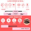 outopen DIY Lash Extension Kit Eyelash Extension Kit, 240pcs 8-14mm Mix Individual Lashes Cluster Kit with Lash Bond and Seal Glue, Lash Remover, Lash Applicator(30D+40D, 240Pcs)