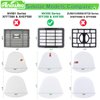 Anewise Filter Replacement for Shark Navigator Lift Away Deluxe Professional Vacuum ZU503AMZ NV350 NV351 NV352 NV355 NV357 NV360 NV370 UV440 UV540, Parts XFF350 & XHF350, 1 HEPA + 2 Pre-Felt Filters