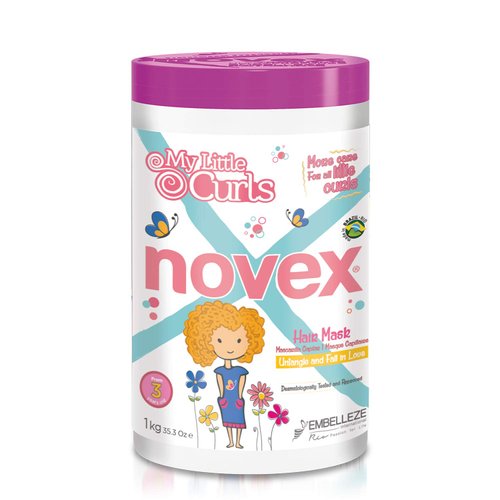 Novex Conditioner for Curly Hair, Deep Conditioning Hair Masks 1kg/35oz (My Little Curls Hair Mas...