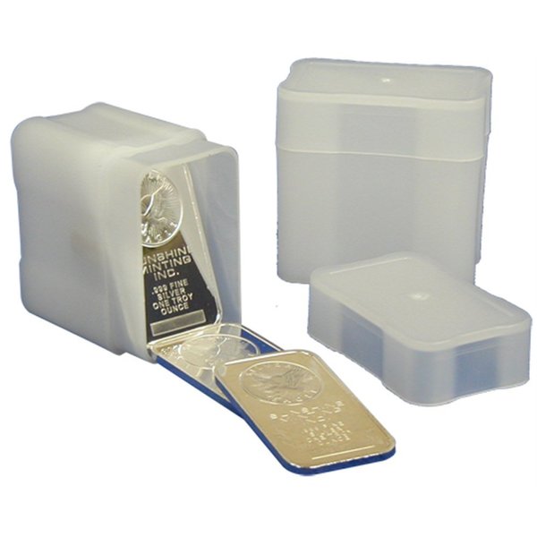 CoinSafe Silver Bar Tubes for 20 - 1oz Silver Bars (10 Tubes)