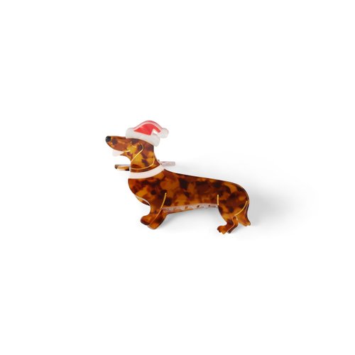 Santa Dog Claw Clip