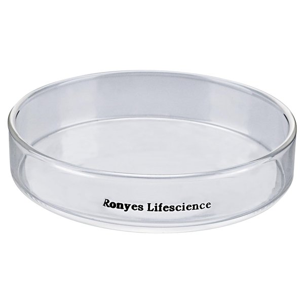 Glass Petri Dish Petri Plates Tissue Culture Plate 5 Pcs (90 mm)