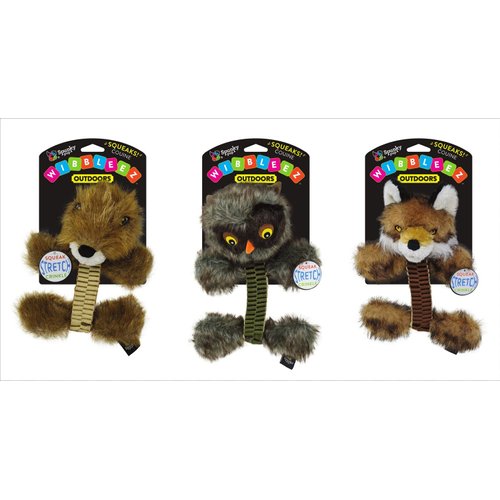 Spunky Pup Wibbleez Dog Toy | Plush and Tug Toy | Outdoors, Assort (2009)