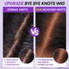 Bye Bye Knots Bob Wig Human Hair Pre Bleached Invisible Knots 13x4 HD Lace Front Bob Wigs Human Hair Glueless Wigs Human Hair Pre Plucked 150% Density Short Bob Wigs for Black Women 12 Inch