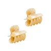 MACHETE Women Hair Clip Twin Heirloom Claw Clips in Sea Shell Checker, 1.375 inch Hair Clamps Fashion Hair Accessories