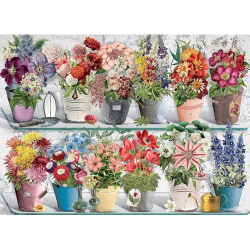 Cobble Hill 1000 Piece Puzzle - Beaucoup Bouquet - Sample Poster Included