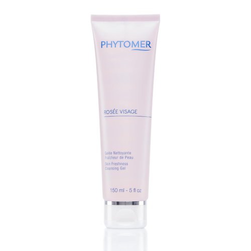 PHYTOMER Rosée Visage Face Cleansing Gel | Daily Facial Cleanser & Makeup Remover | With Rose Water | 95% Natural Ingredients | Sustainable & Eco-Friendly Skin Care | 250ml