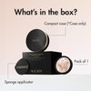 AGE20'S Signature Essence Pact SPF 50+ | Pack of 1 | 35N CAPPUCCINO | Cream Foundation, Dewy Finish, Natural Coverage | Korean Cushion Foundation