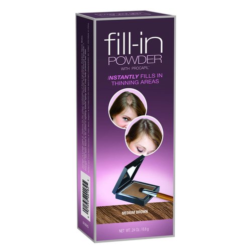 3-PACK Cover Your Gray Fill-in Powder with Procapil, (Medium Brown) with Free Sulfate-Free Shampoo