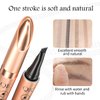 ObiPosay Waterproof Light Brown Eyebrow Microblading Pen - Four Point Brow Pen for Natural-Looking Eyebrows, Long-Lasting and Smudge-Proof.(Light Brown/01)