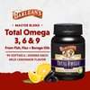 Barlean's Total Omega 3 6 9 Fish Oil Supplement Softgels Blended with Borage and Flaxseed Oil, 1,000 mg Omegas ALA, EPA, DHA and GLA for Joint Support Supplements and Heart Health, 90 Count